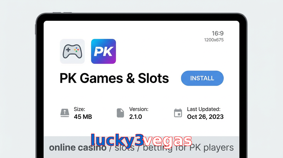 Game list for Lucky3vegas gameapk section