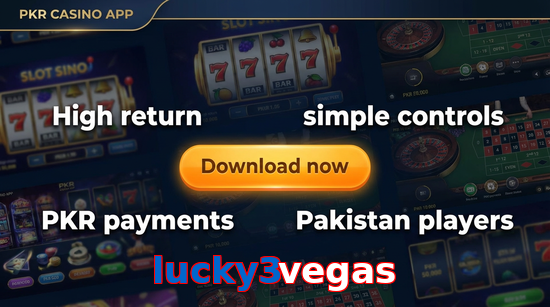 Main screen of Lucky3vegas gamedownload page for PK players